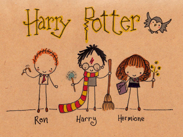 Harry Potter – versão boneco de palito cute